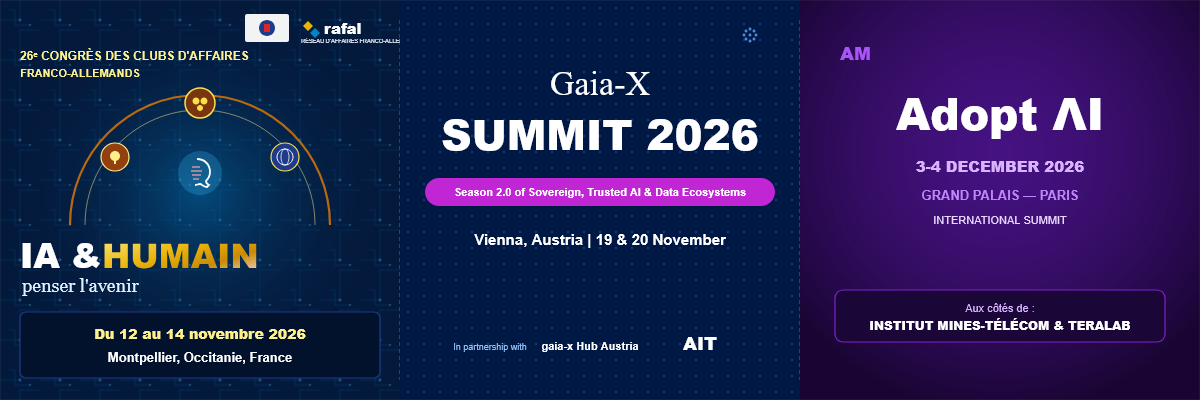 Agenda de fin d’année : Retrouvez le Gaia-X Hub France sur le terrain
